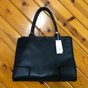 TORY BURCH ❤️ Ella Canvas and Leather Tote